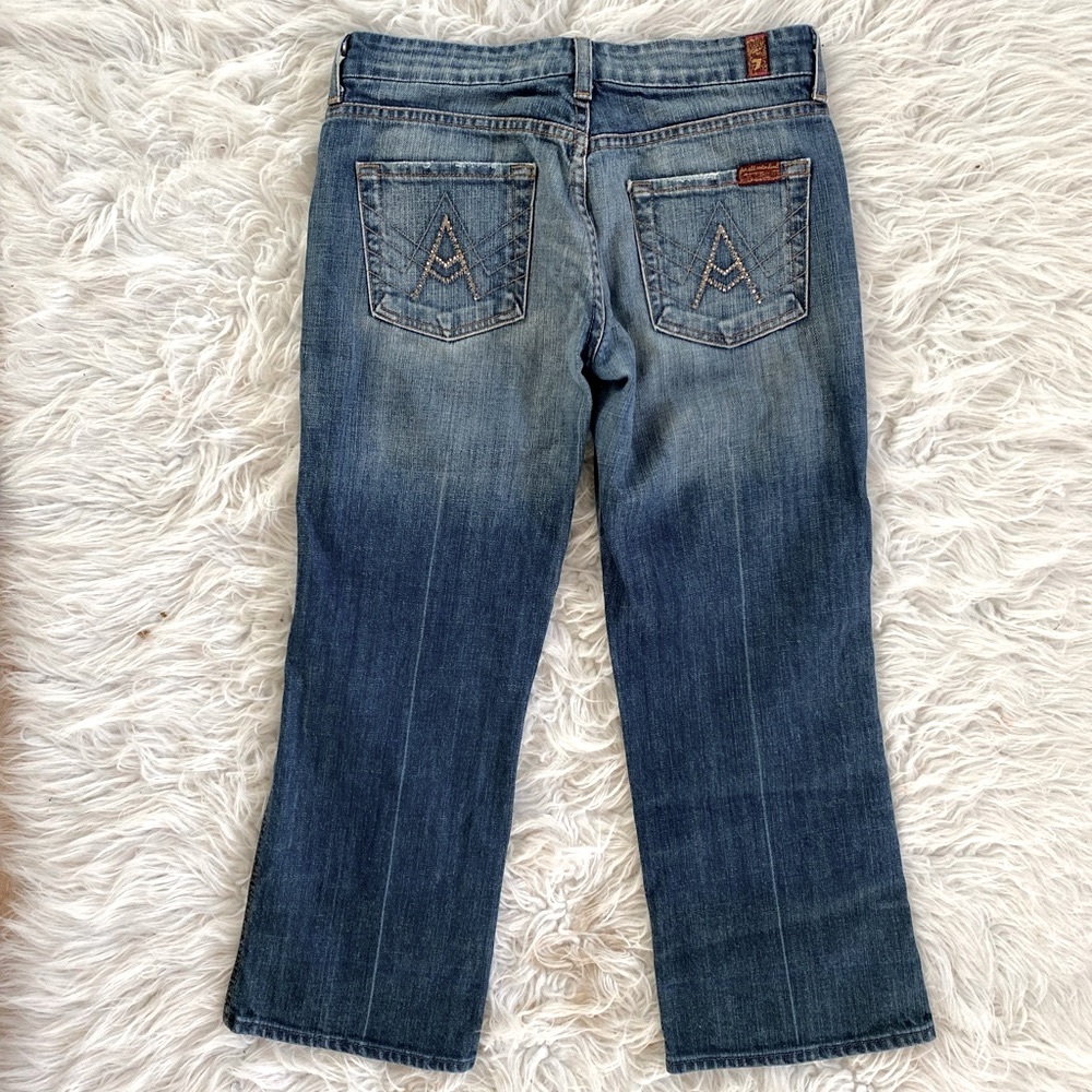 7FAM / Low Rise A Pocket Cropped Jeans